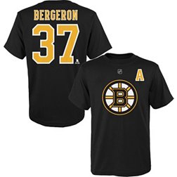 NHL Youth Boston Bruins Patrice Bergeron #37 Alternate Black T-Shirt