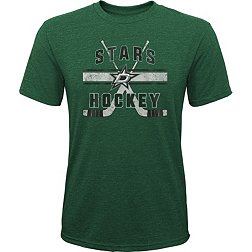 NHL Youth Dallas Stars Stripe Tri-Blend Green T-Shirt