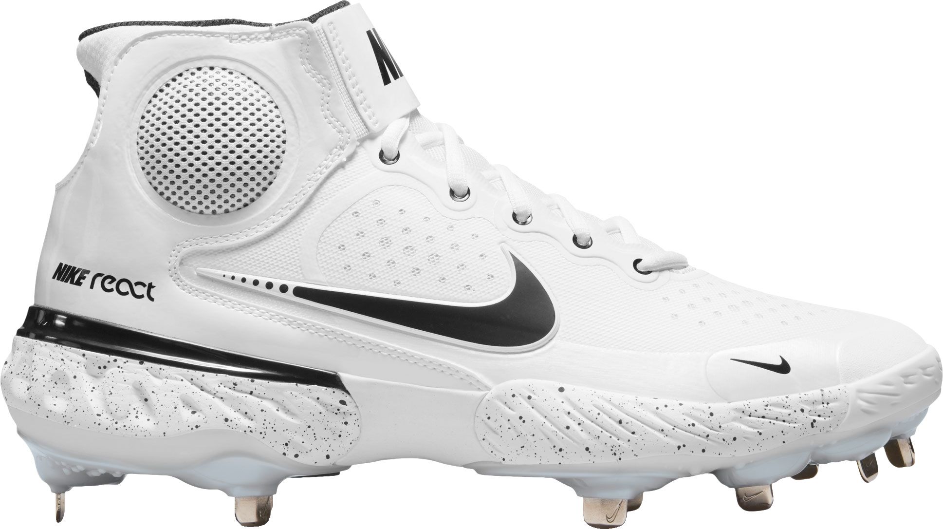 Nike Men's Alpha Huarache Elite 3 Mid Metal Baseball Cleats