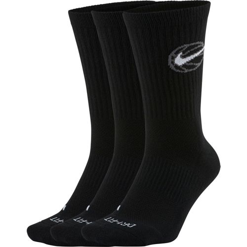 Nike Everyday Crew Basketball Socks - 3 Pack