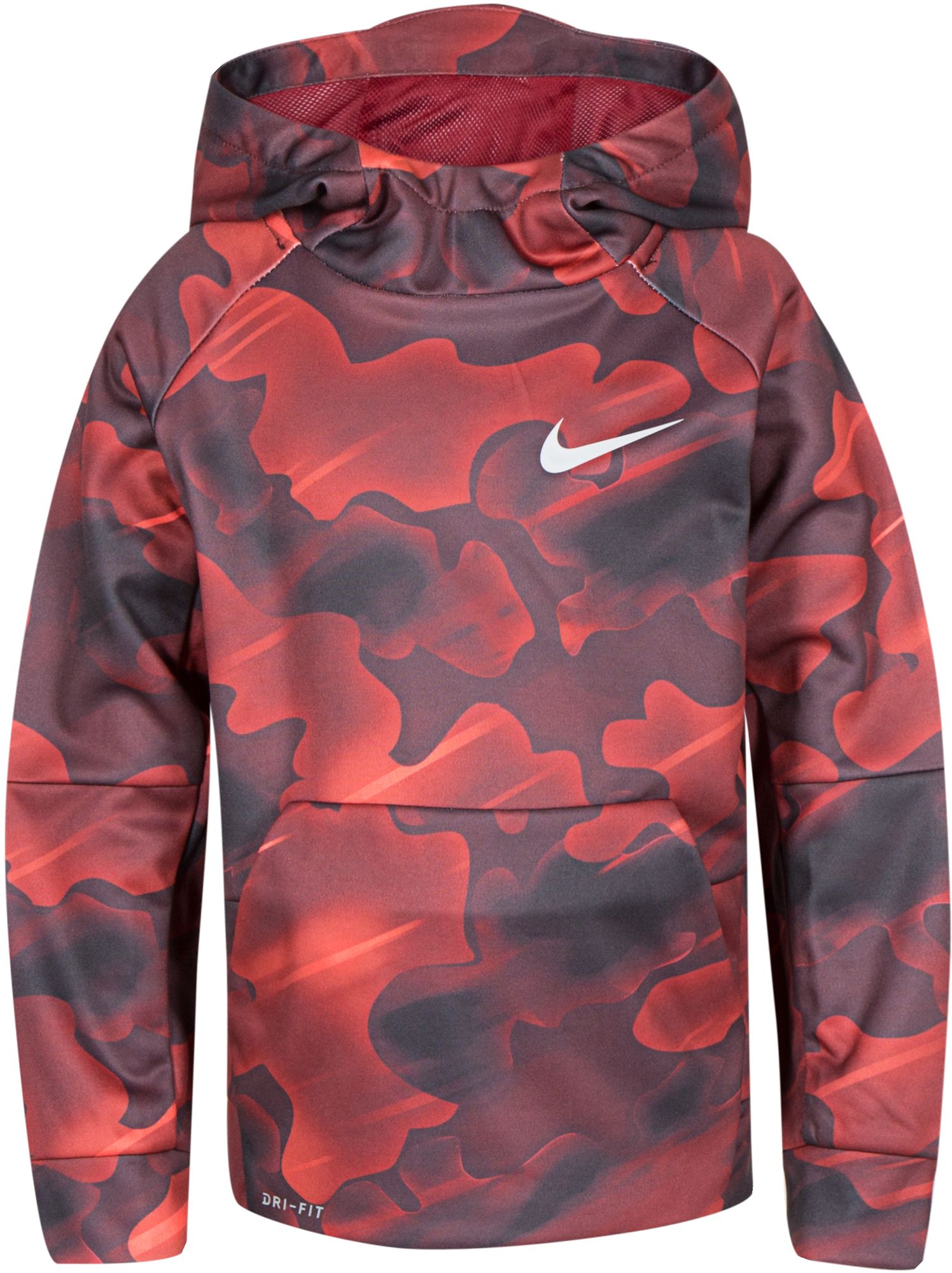 red nike hoodie outfit