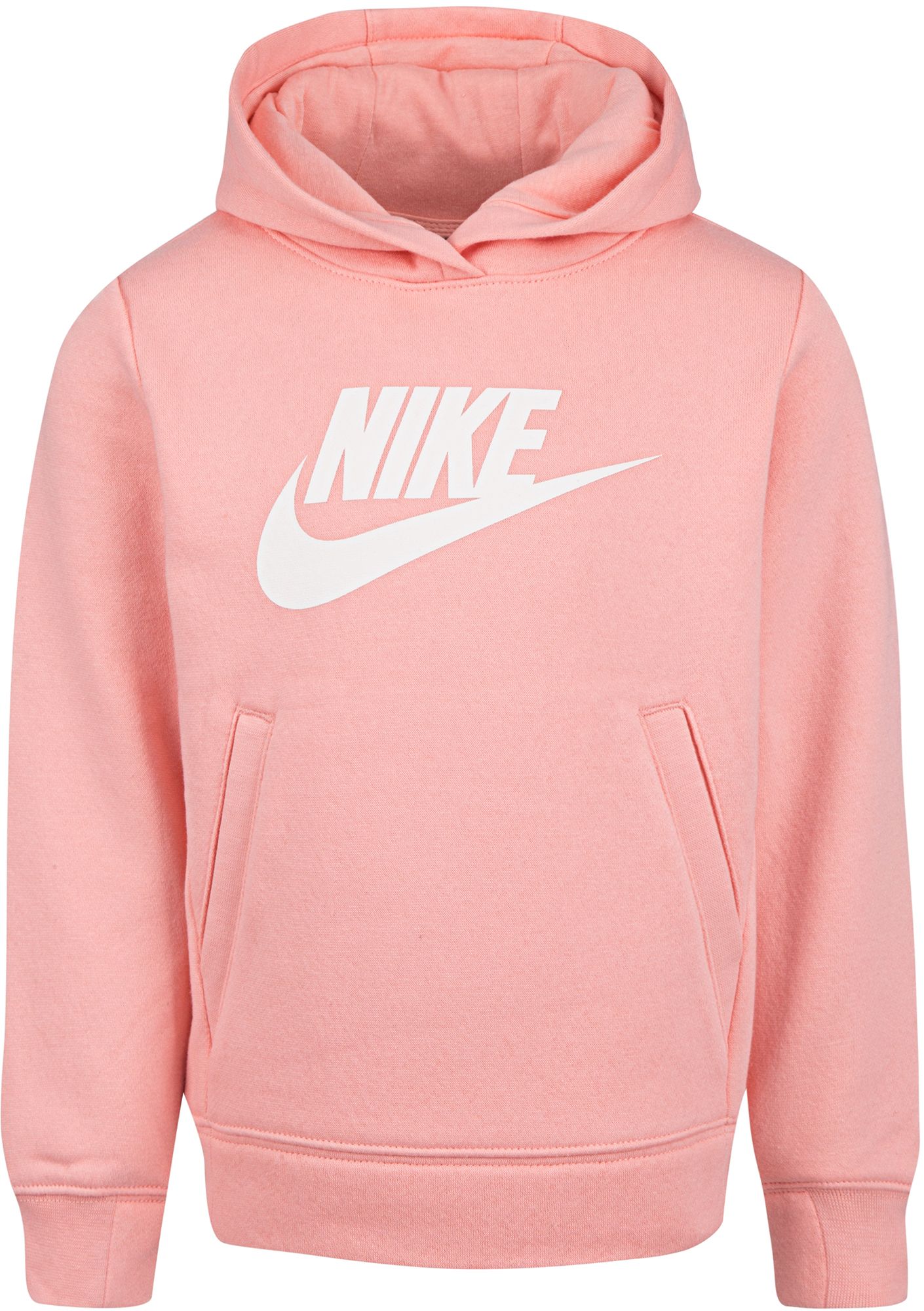 pink nike hoodie girls