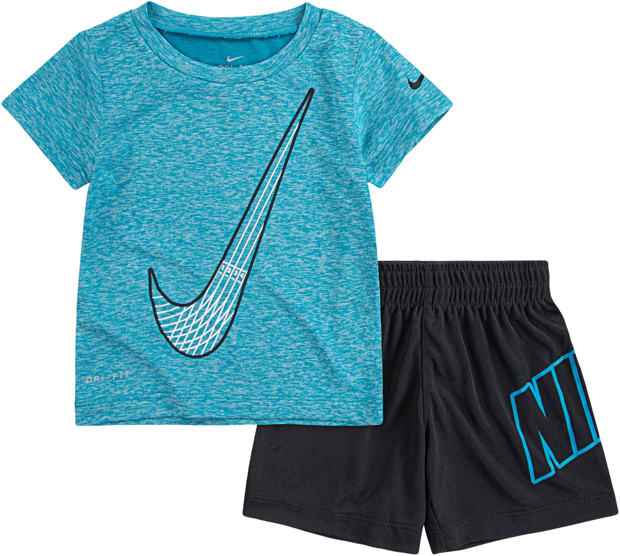 Nike Little Boys' Dri-FIT Short Sleeve Dropsets T-Shirt and Shorts Set