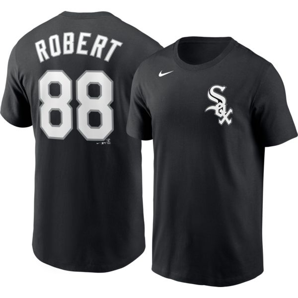 Nike Men's Chicago White Sox Luis Robert #88 Black T-Shirt