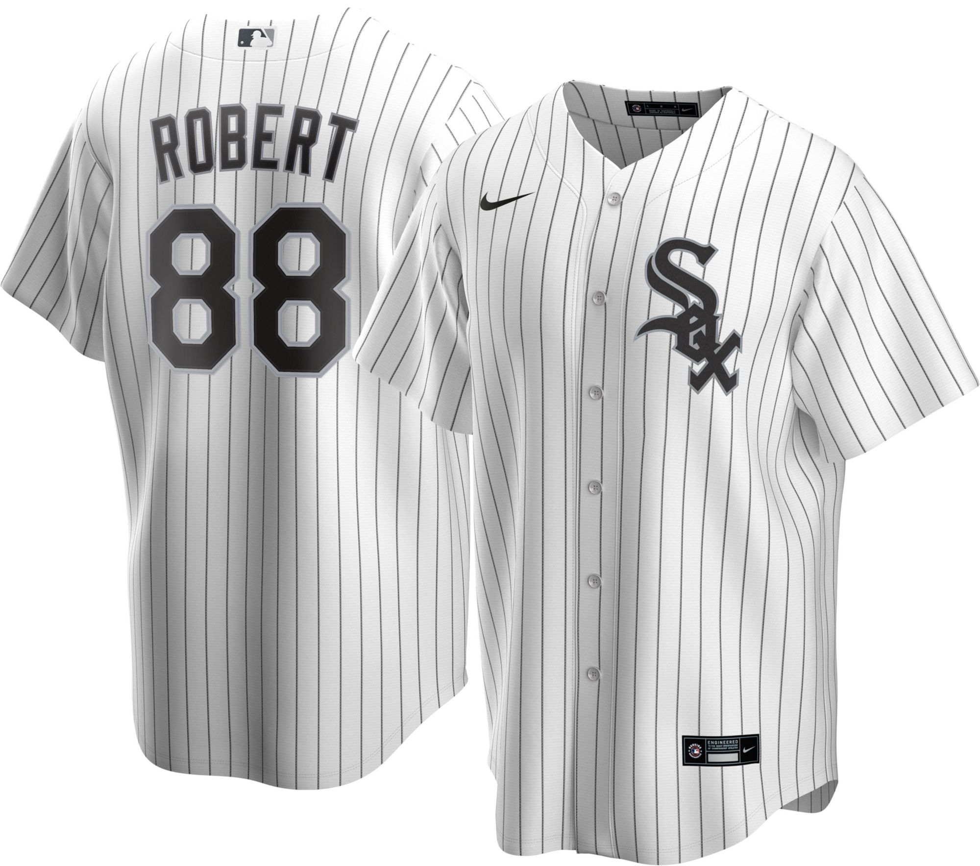 Nike / Men's Replica Chicago White Sox Luis Robert #88 Cool Base White  Jersey