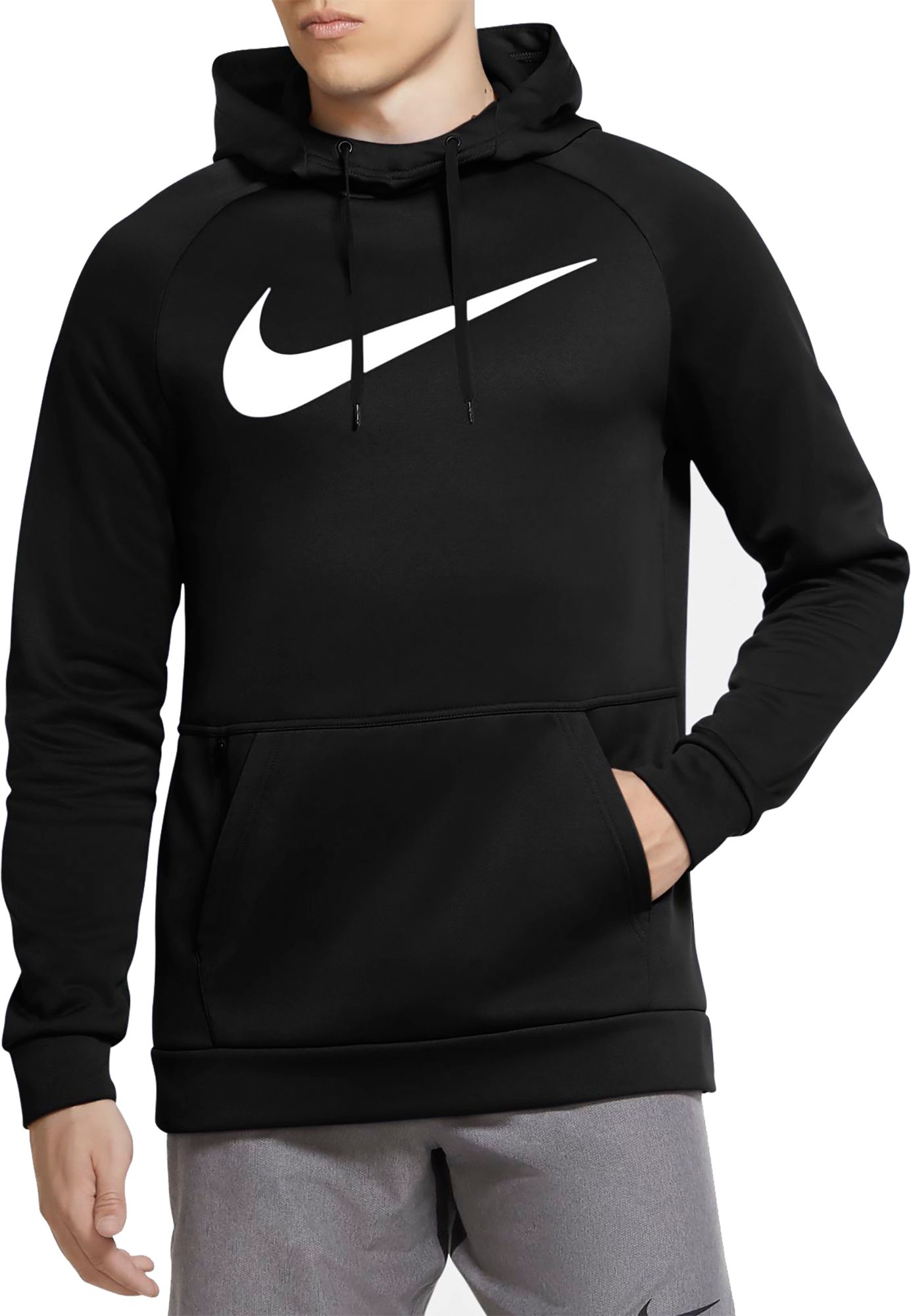 black nike tick hoodie