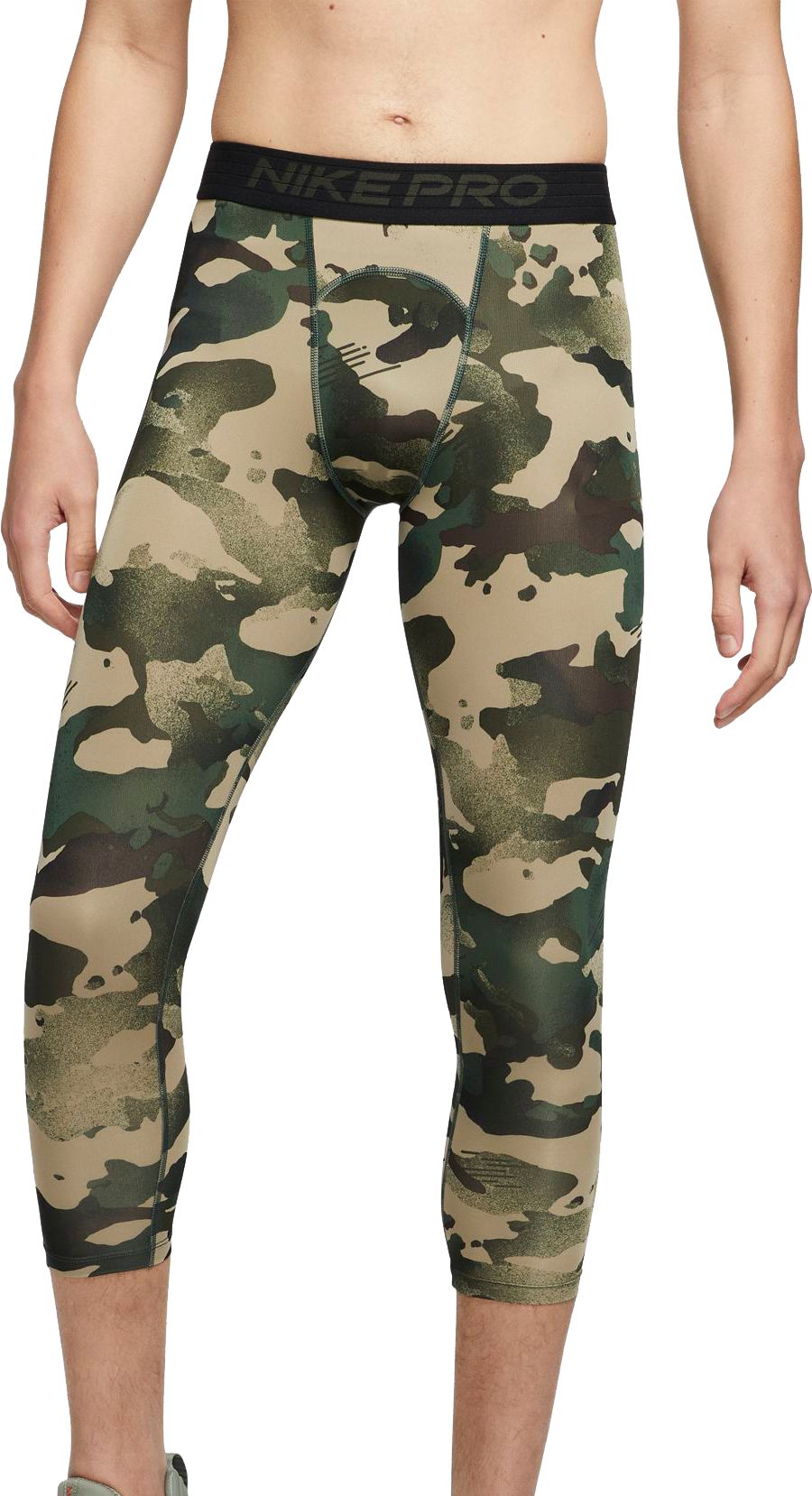 Nike / Men's Camo AOP 3/4 Tights