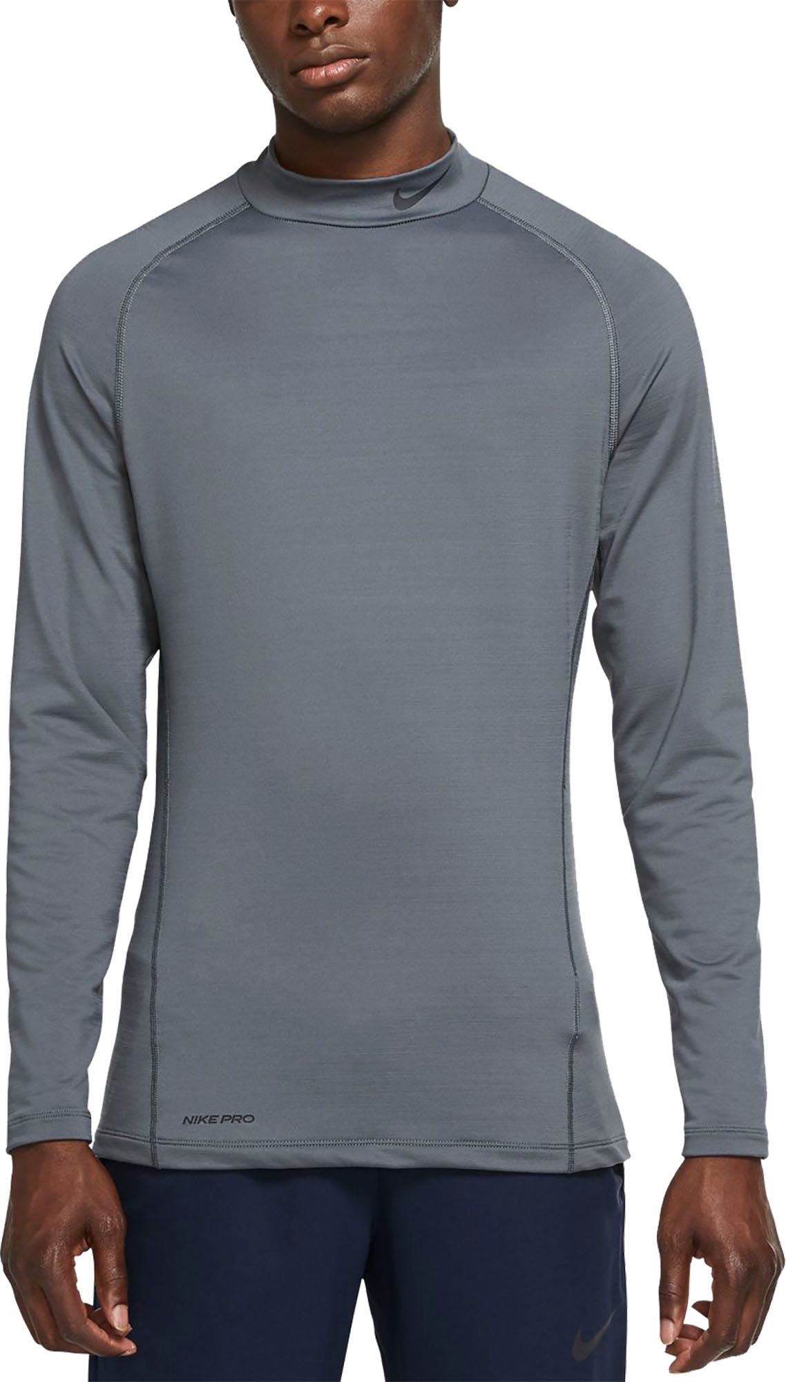 mens mock neck thermal top