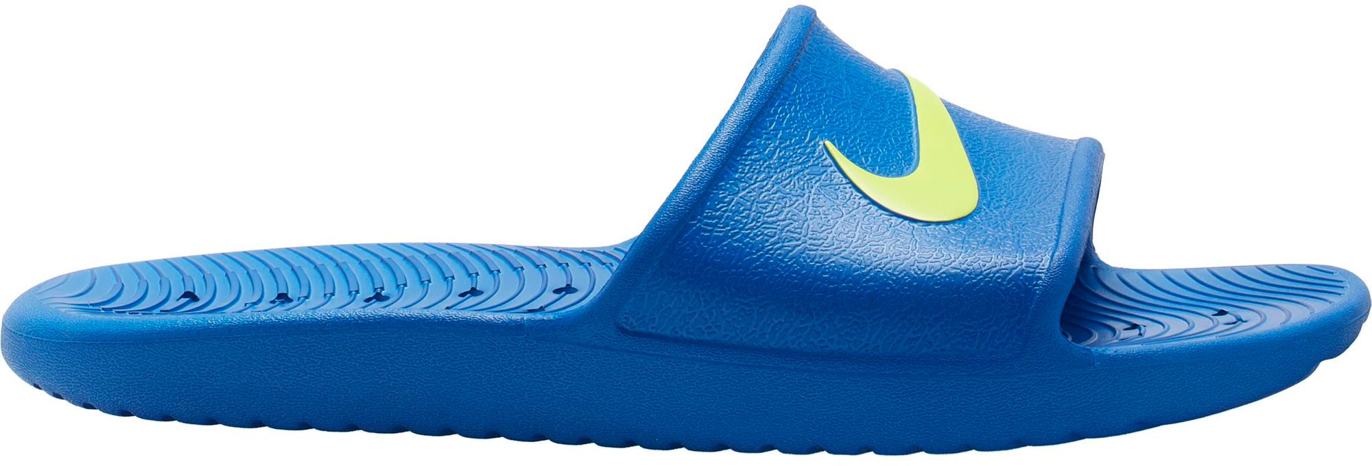 blue nike sandals