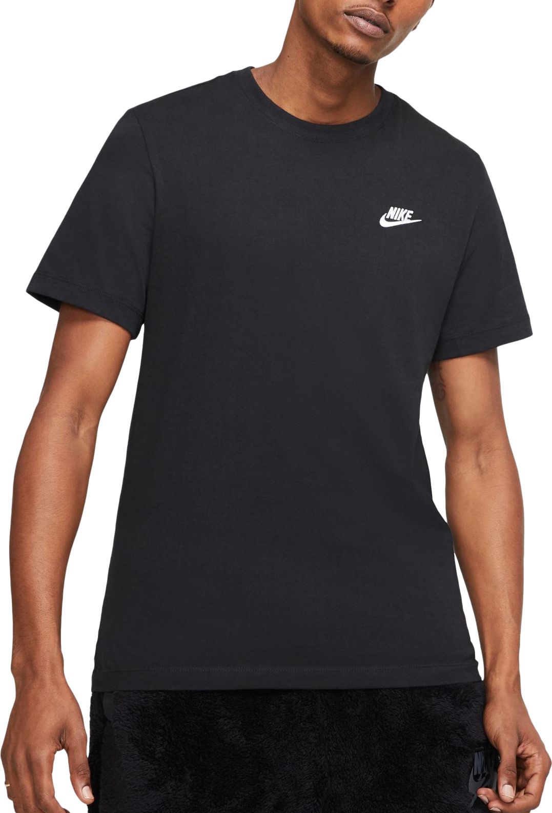 Nike Men's Sportswear Club T-Shirt Black thumbnail