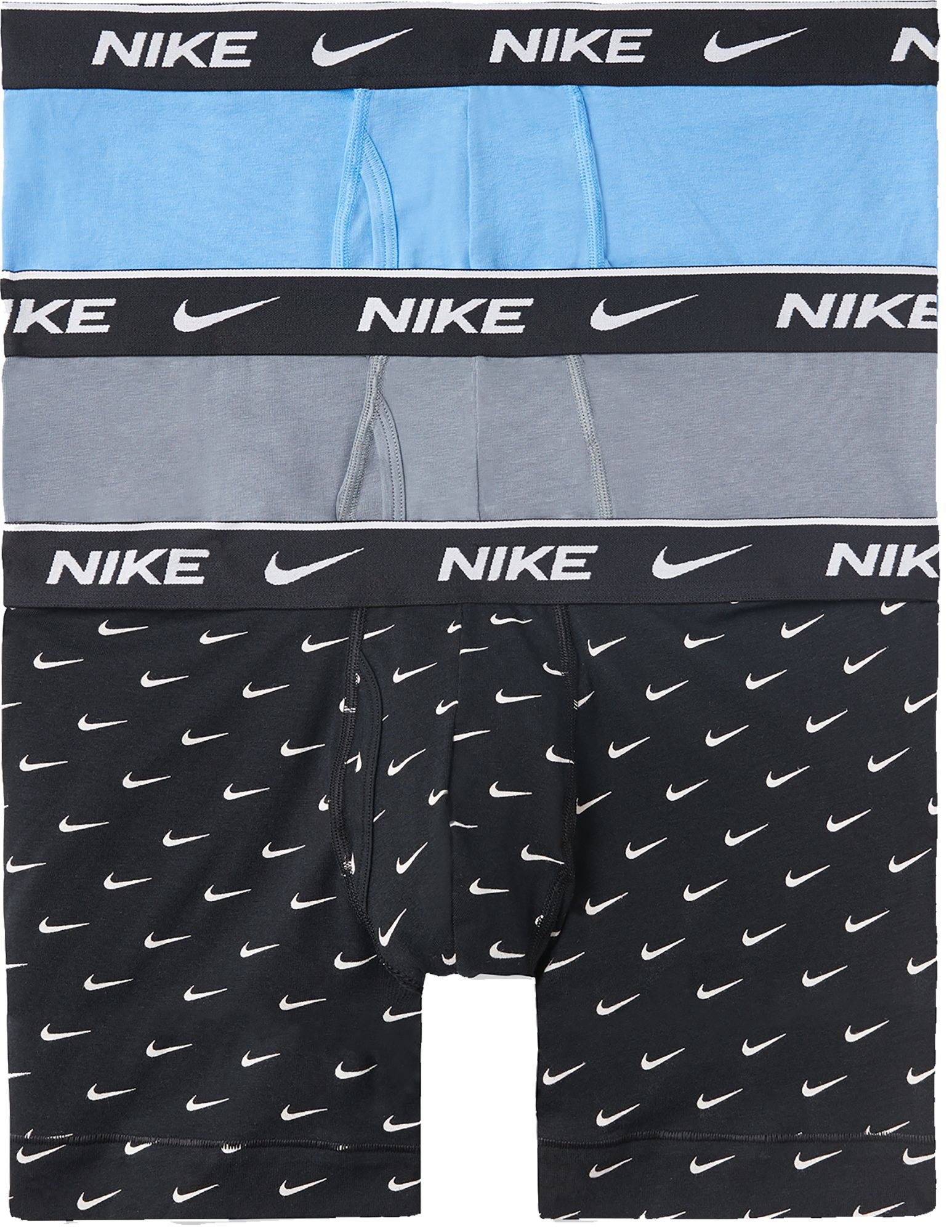 Nike Men's Everyday Cotton Stretch Boxer Briefs – 3 Pack