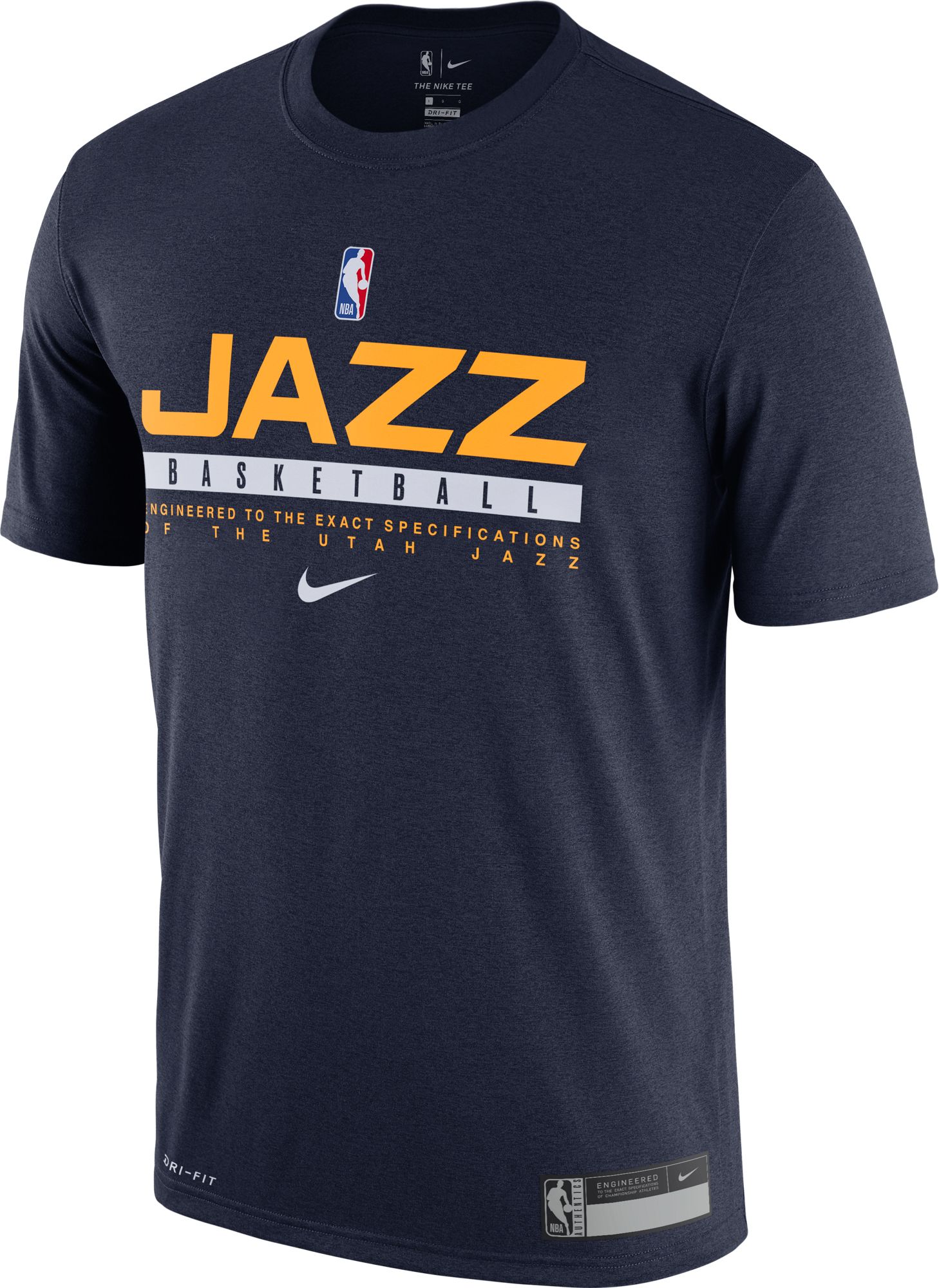 Utah jazz clearance dri fit shirts