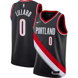 Nike Men's Portland Trail Blazers Damian Lillard #0 Black Icon Jersey