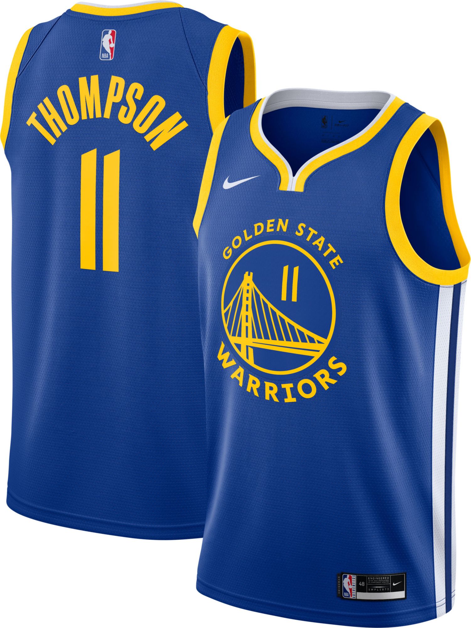 Buy the Adidas Klay Thompson Golden State Warriors Swingman Sleeve