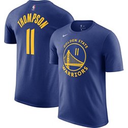 Nike Men's Golden State Warriors Klay Thompson #11 Blue Cotton T-Shirt