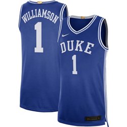 Nike Men's Zion Williamson Duke Blue Devils #1 Duke Blue Limited Basketball Jersey