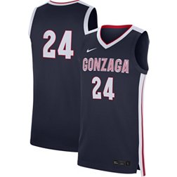 Nike Men's Gonzaga Bulldogs #24 Blue Replica Basketball Jersey
