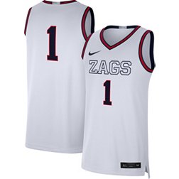 Nike Men's Gonzaga Bulldogs #1 Classic Limited Basketball White Jersey
