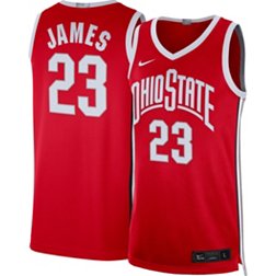 Nike Men's Lebron James Ohio State Buckeyes #23 Scarlet Replica Basketball Jersey