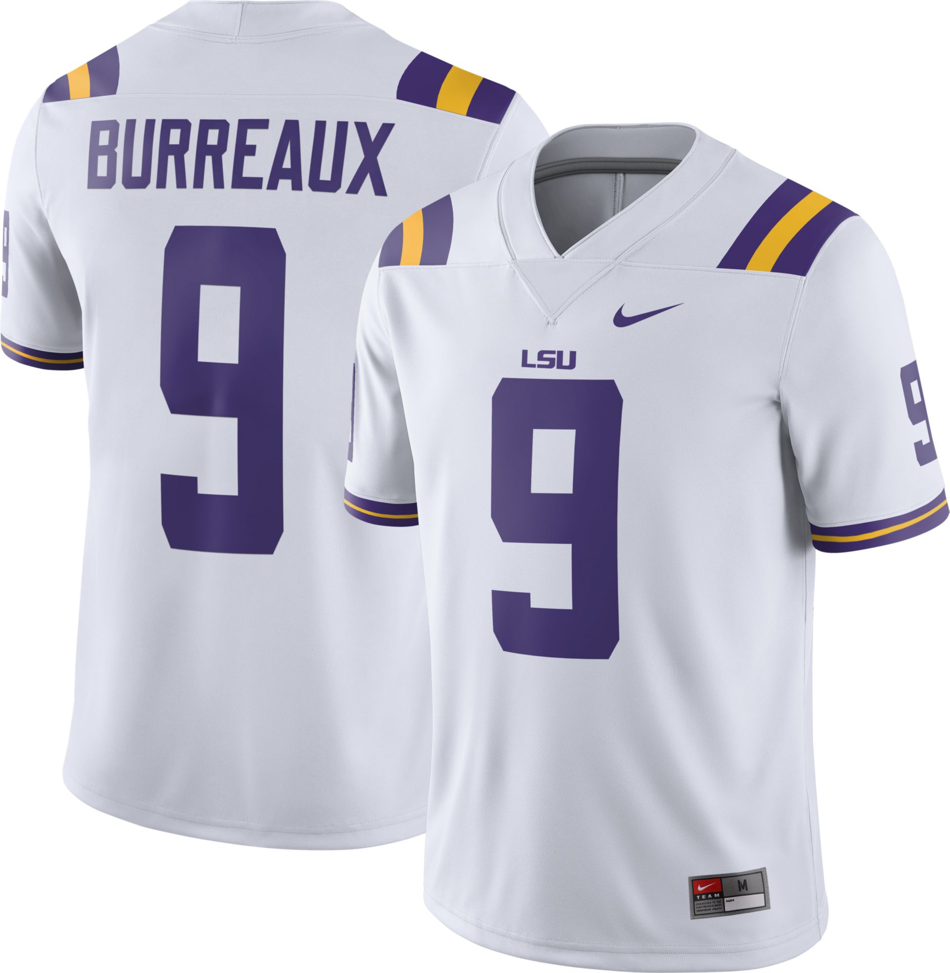 Lids LSU Tigers Nike Pinstripe Replica Full-Button Baseball Jersey -  White/Purple