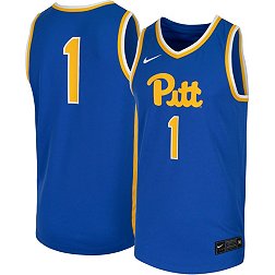 Nike Men's Pitt Panthers #1 Blue Replica Basketball Jersey