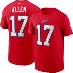 Nike Men's Buffalo Bills Josh Allen #17 University Red T-Shirt