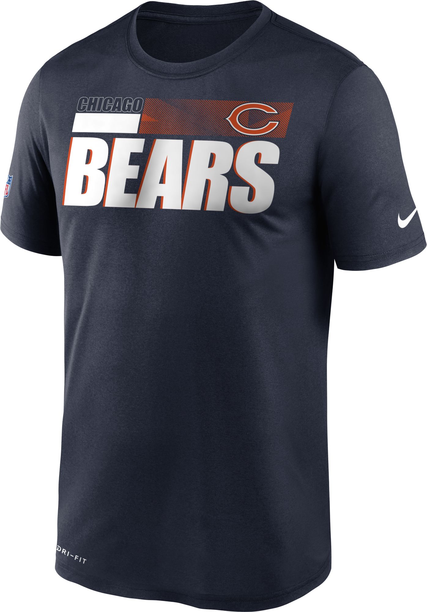 chicago bears dri fit t shirt