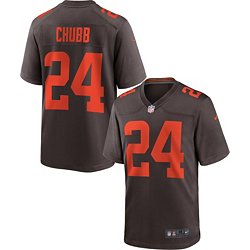 Nike Men's Cleveland Browns Nick Chubb #24 Vapor F.U.S.E. Limited Brown  Jersey