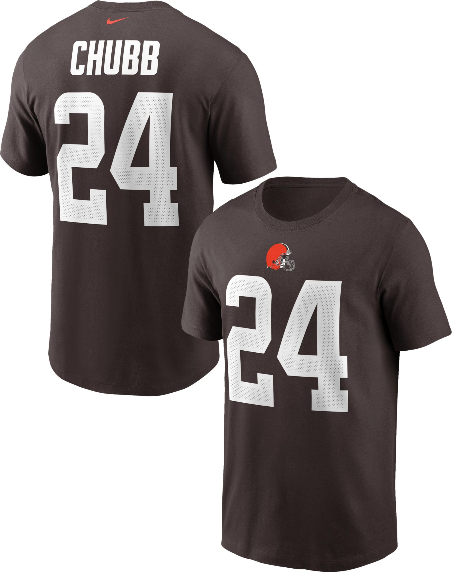 Cleveland Browns No24 Nick Chubb Brown Vapor Limited City Edition Jersey