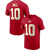 Nike Men's Kansas City Chiefs Tyreek Hill #10 University Red T-Shirt