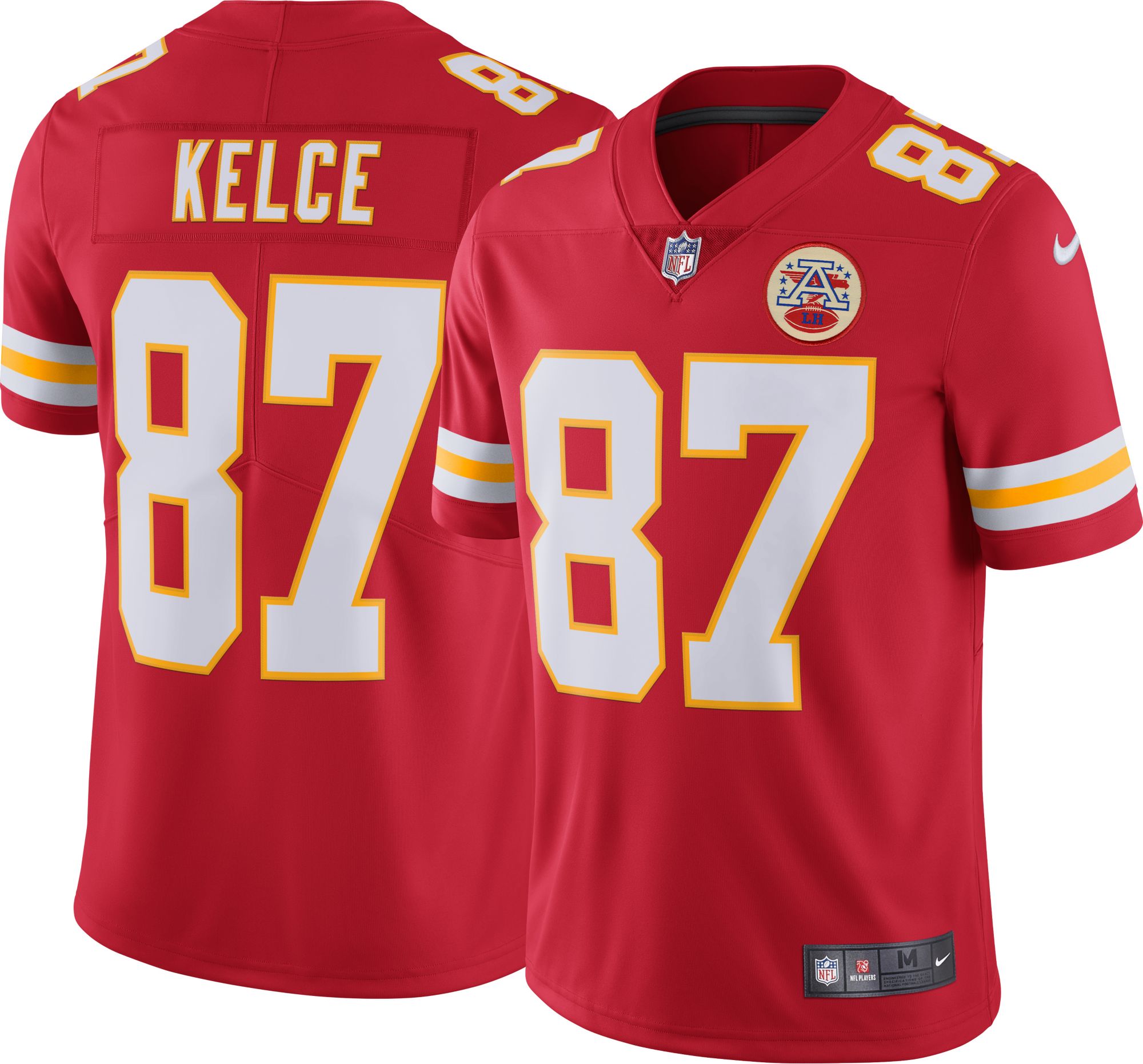 Nike / Men's Kansas City Chiefs Travis Kelce #87 Red Limited Jersey