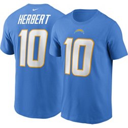 Nike Men's Los Angeles Chargers Justin Herbert #10 Logo T-Shirt