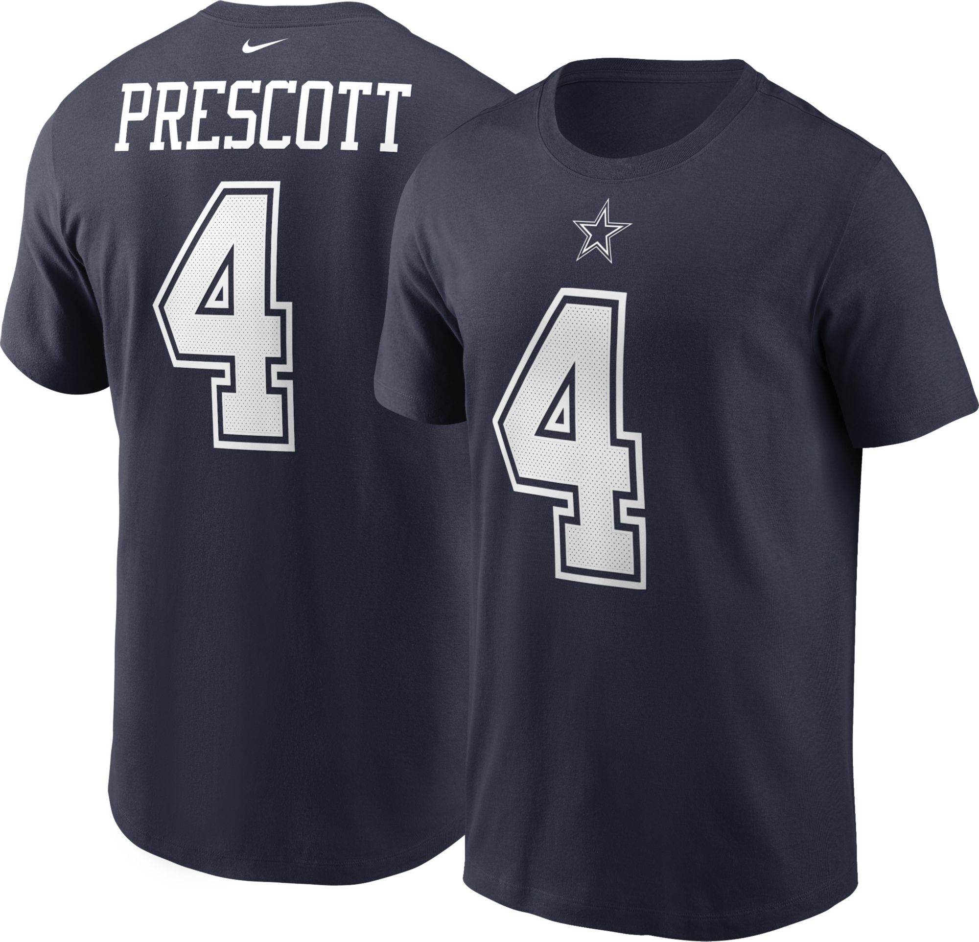 Dallas Cowboys Dak Prescott #4 Nike Game Jersey Medium Navy