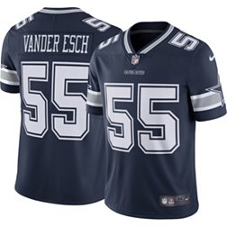 Nike Men's Dallas Cowboys Leighton Vander Esch #55 Vapor Limited Navy Jersey