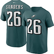 Nike Men's Philadelphia Eagles Miles Sanders #26 Legend Green T-Shirt