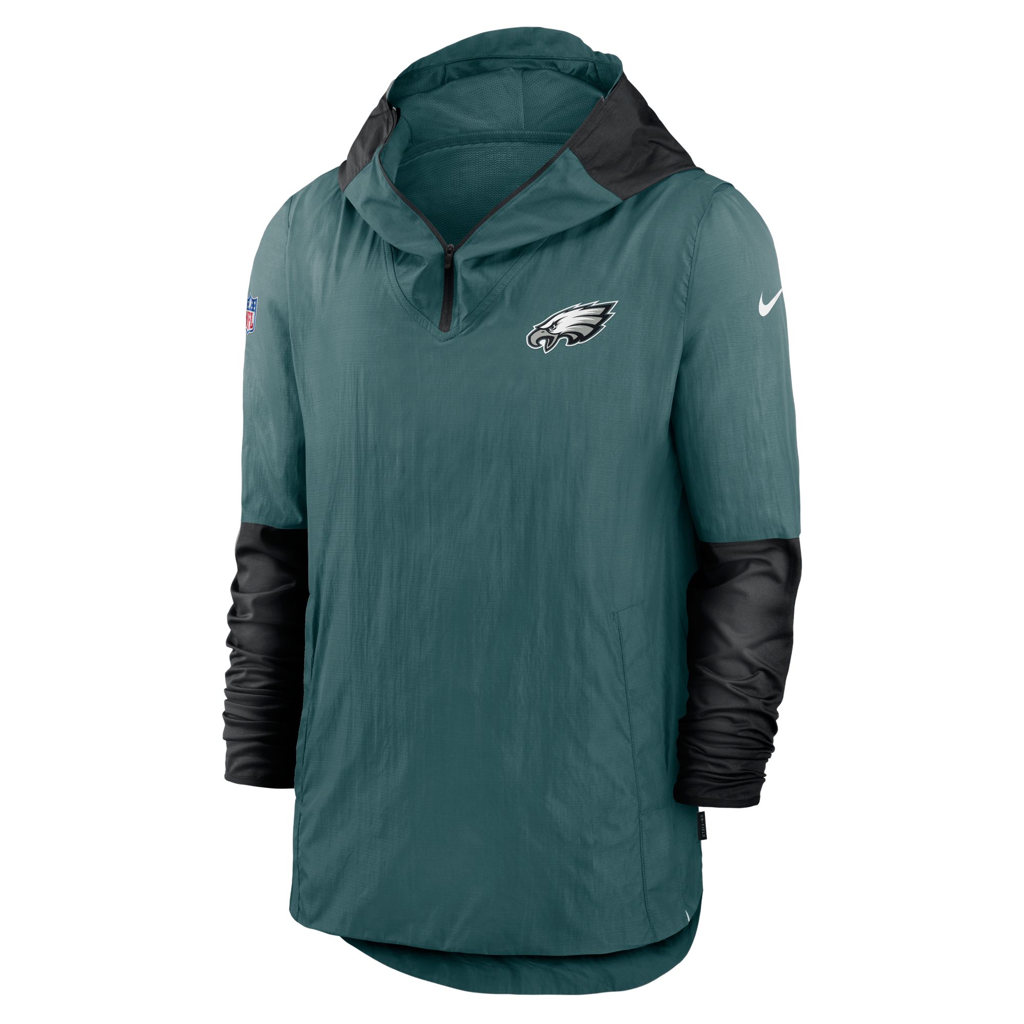 Philadelphia Eagles Sideline Club Men's Nike NFL Pullover Hoodie.