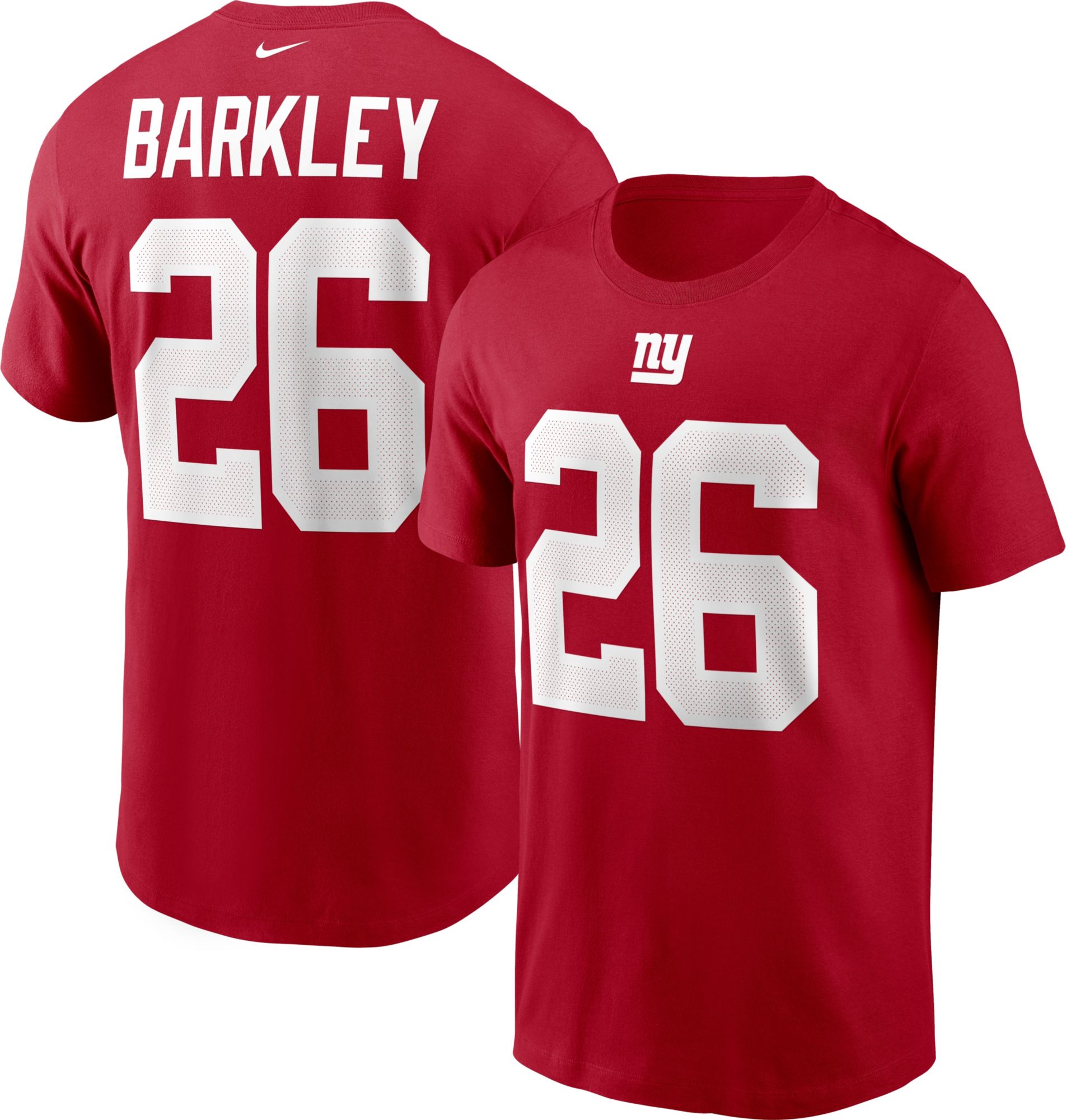 New York Giants Nike Reflective Limited Jersey - Saquon Barkley 26 - Mens