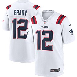 Nike Men's New England Patriots Tom Brady #12 White Game Jersey