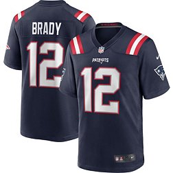 Nike Men's New England Patriots Tom Brady #12 Navy Game Jersey
