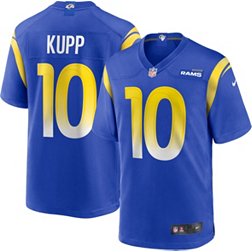 Nike COOPER KUPP Blue LA RAMS Super Bowl Patch Jersey Size LARGE SOLD OUT