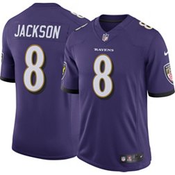 Nike Men's Baltimore Ravens Lamar Jackson #8 Vapor Limited Purple Jersey
