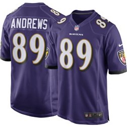 Nike Men's Baltimore Ravens Mark Andrews #89 Purple Game Jersey