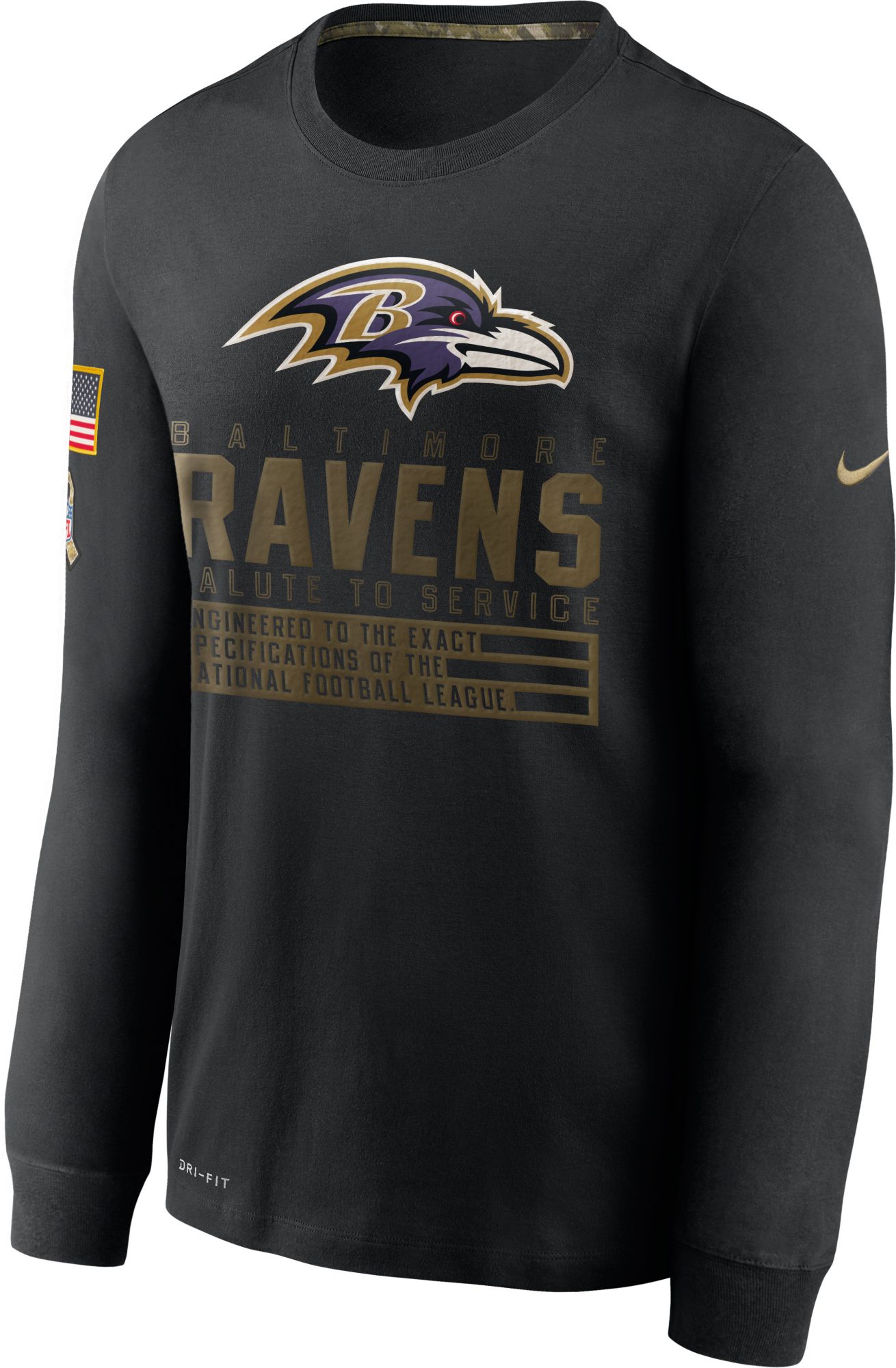 salute to service ravens hoodie