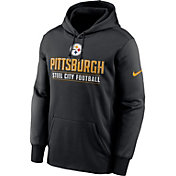 Nike Men's Pittsburgh Steelers Steel City Therma-FIT Black Pullover Hoodie