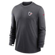 Nike Men's Houston Texans Sideline Dri-Fit Long Sleeve T-Shirt