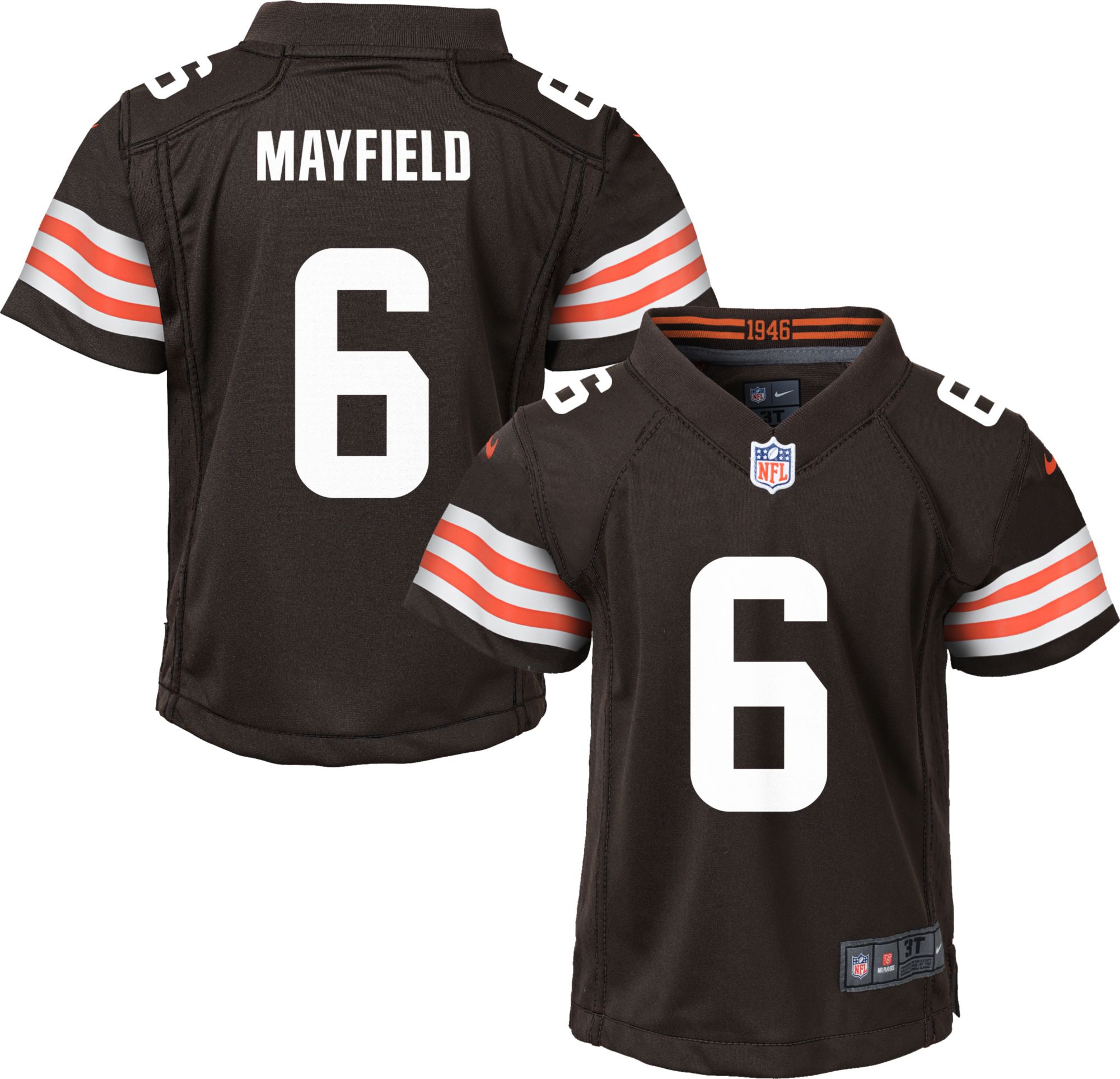 Men's Nike Baker Mayfield White Cleveland Browns 1946 Collection Alternate  Game Jersey