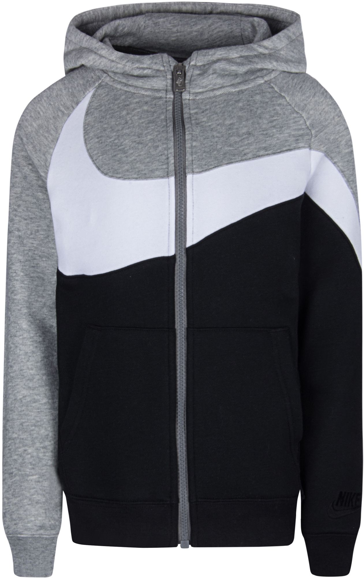 black grey and white nike sweatshirt
