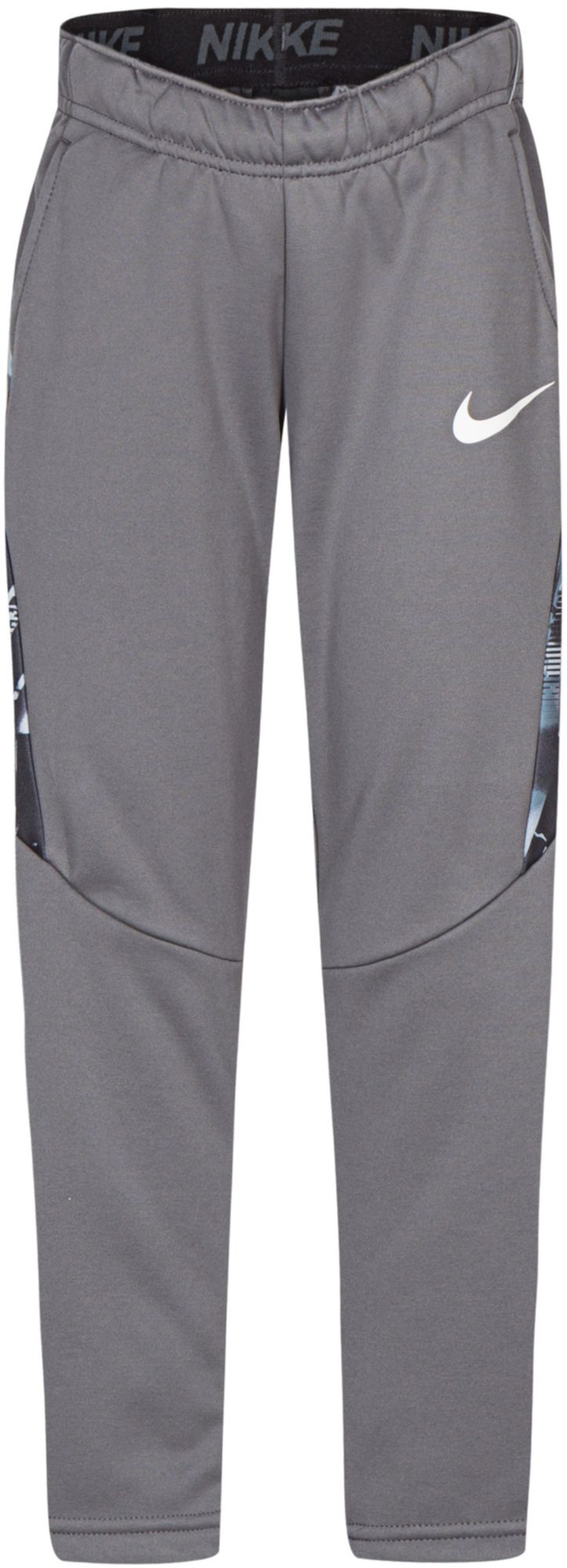 grey nike swoosh sweatpants