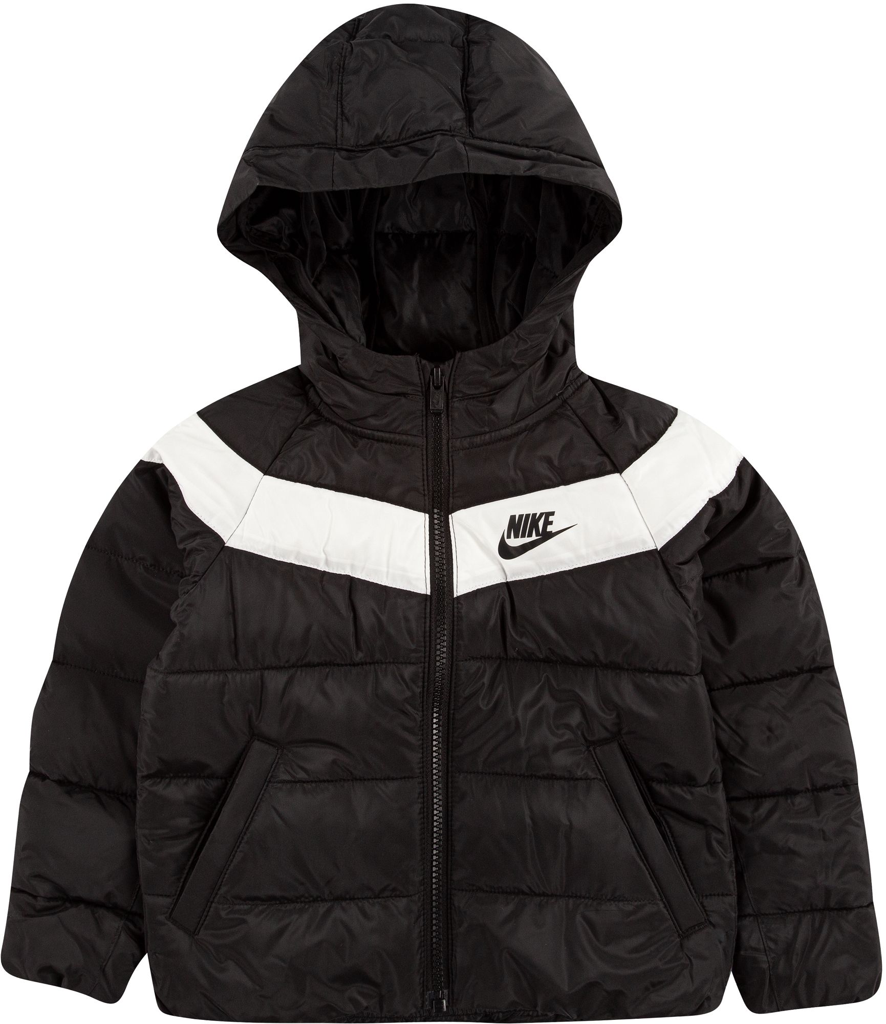 white nike bubble jacket