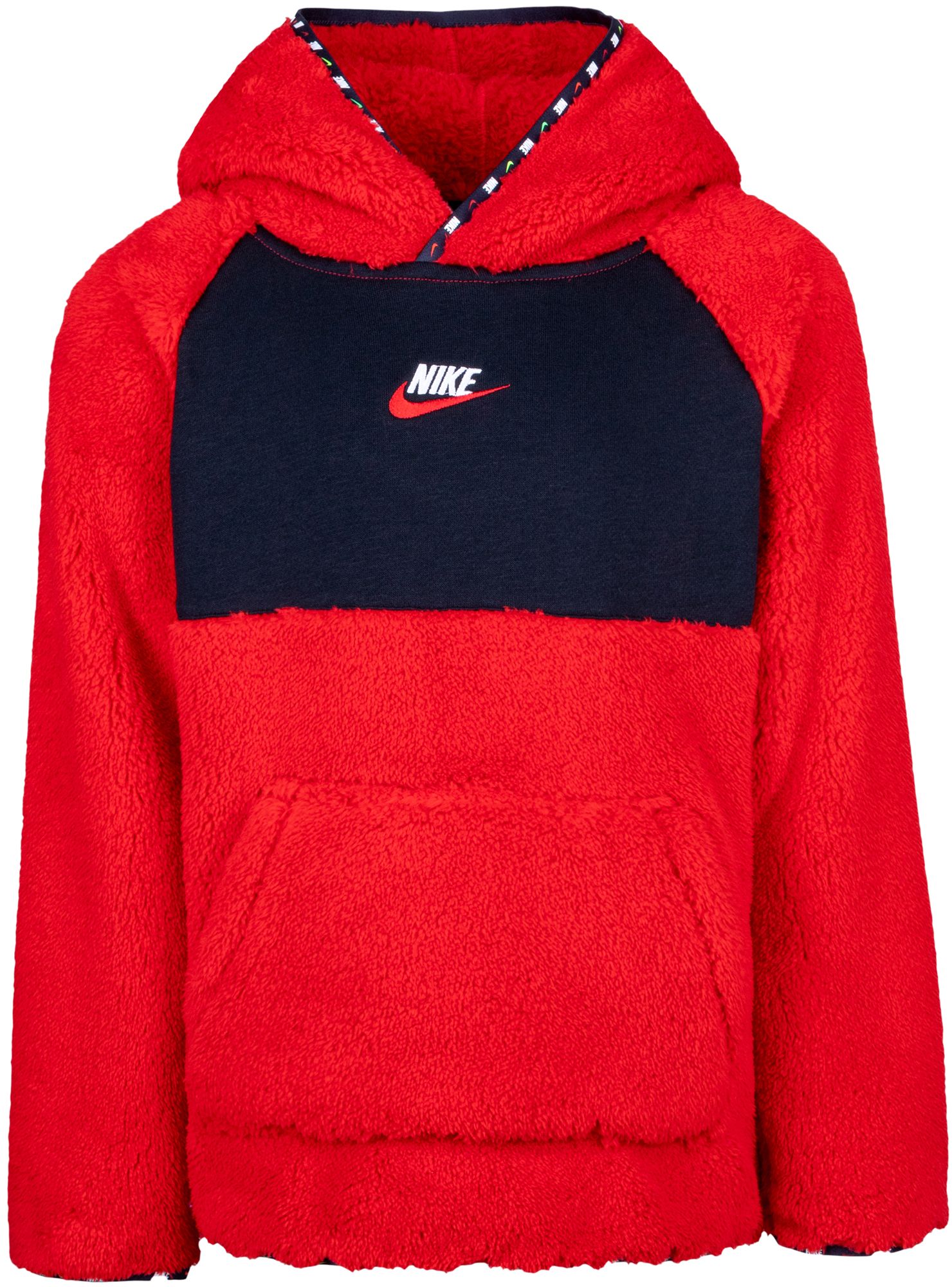 white red nike hoodie